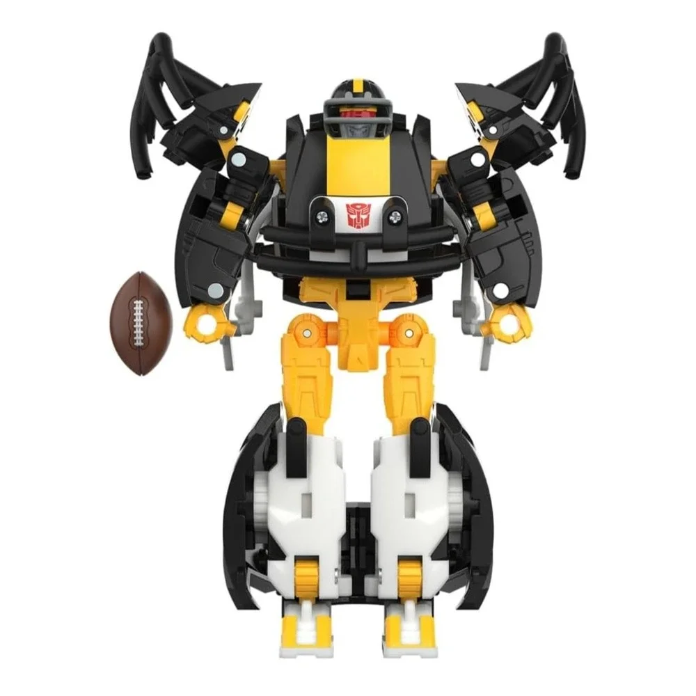 Transformers NFL Steelsmash Pittsburgh Steelers Action Figure Helmet 2-in-1 Toy